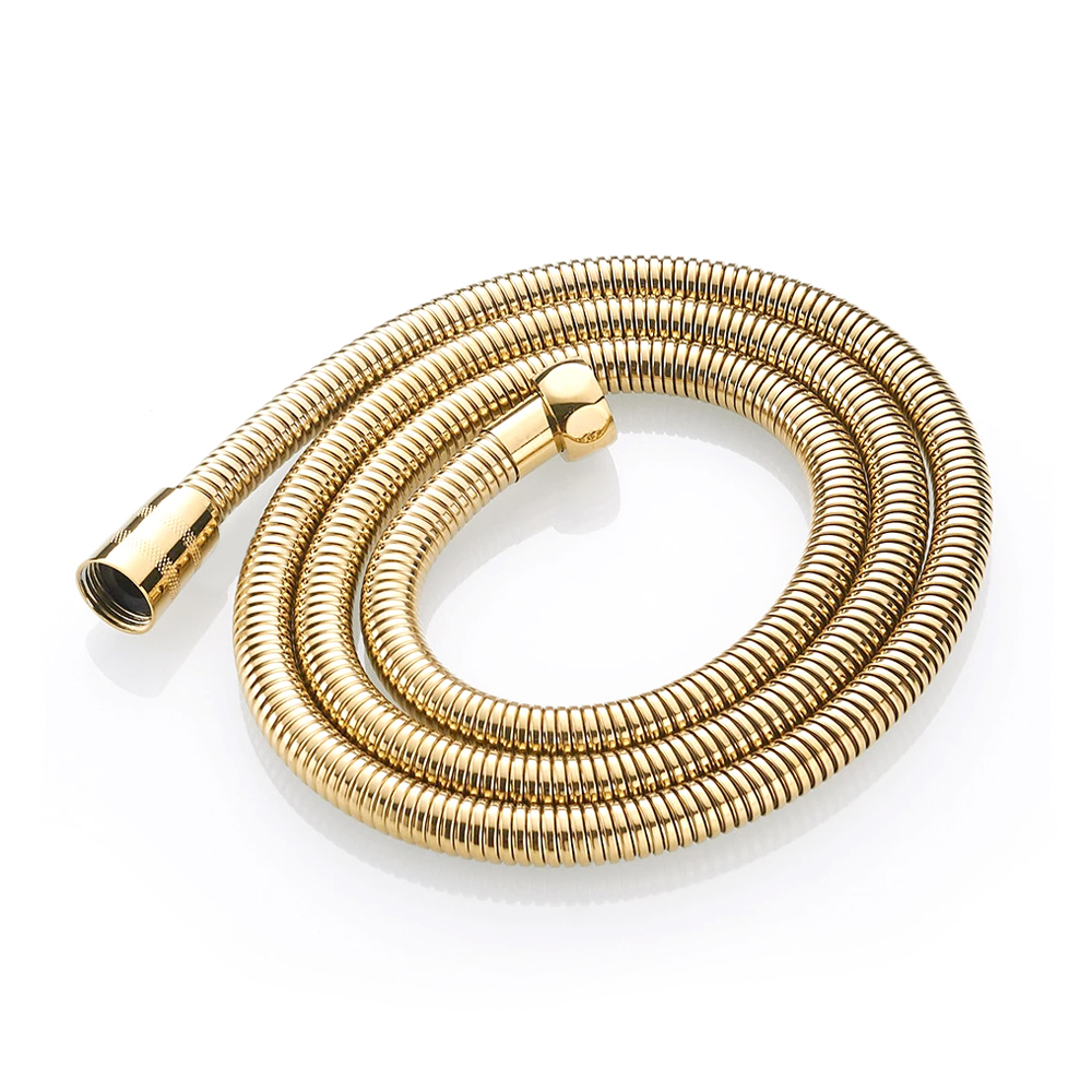 OE SmoothPour 1.2M Gold Stainless Steel Hand Shower Flexi Pipe with Elegant Gold Finish