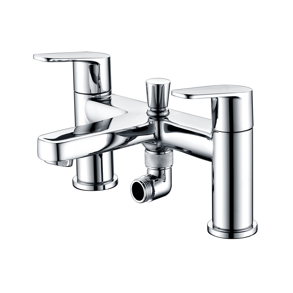 OE Horus Deck Mounted Bath & Shower Mixer – Premium Stainless Steel, Single Lever, Sedal Ceramic Disc, 5-Year Warranty