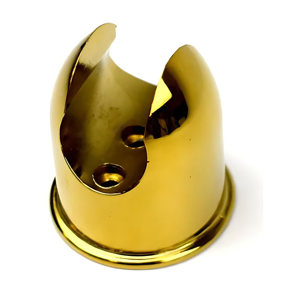 OE SleekSpray Gold Metal Shower Head Holder with Brass Construction