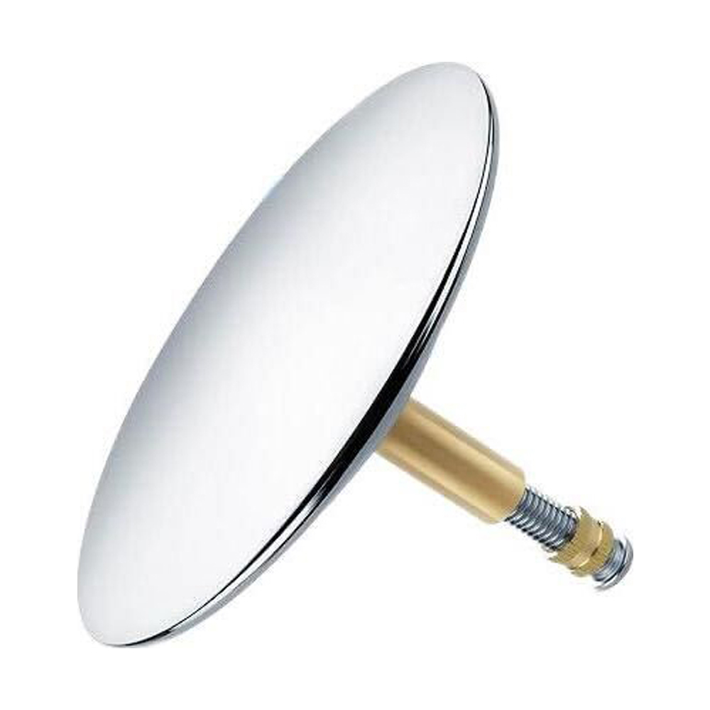 OE Worcestershire Chrome Brass Dome Bath Plug: Adjustable and Stylish Bath Accessory