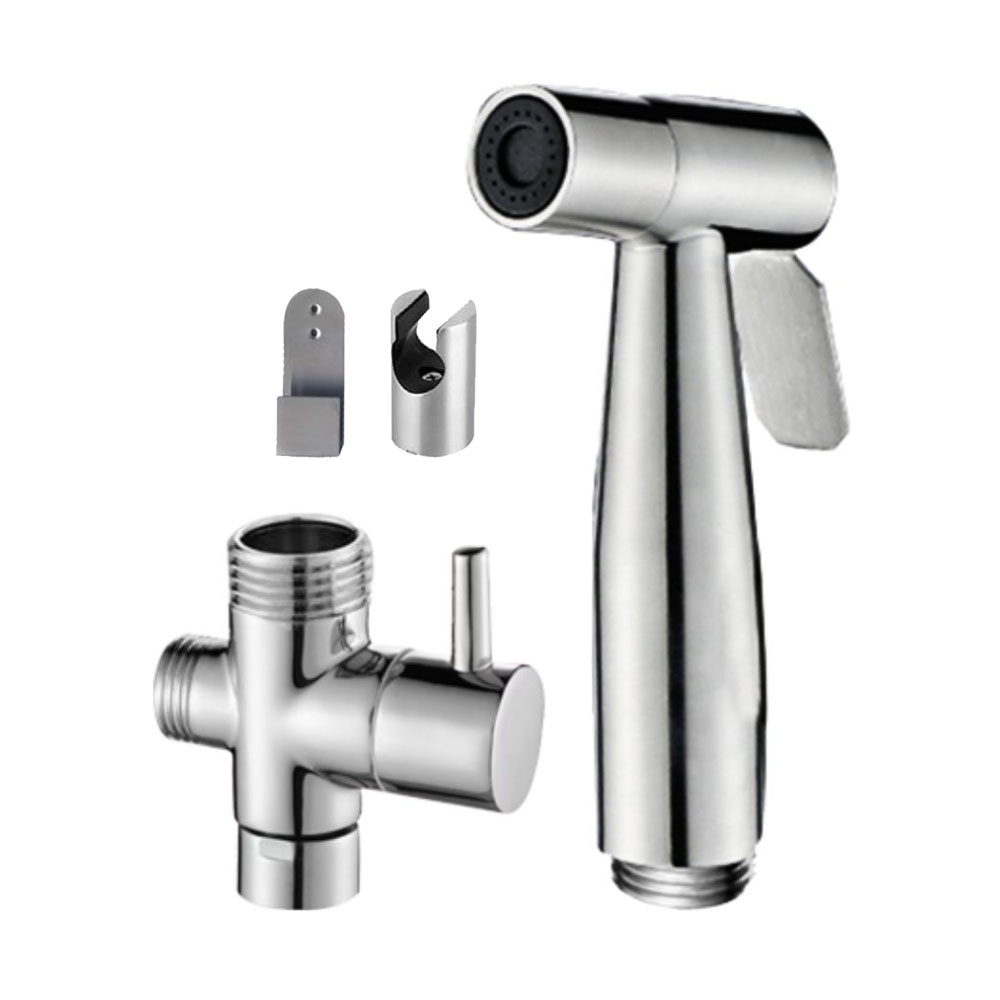 OE SparkleSpray Douche/Shattaf Set with T-Adapter Valve & Dual Function Shower