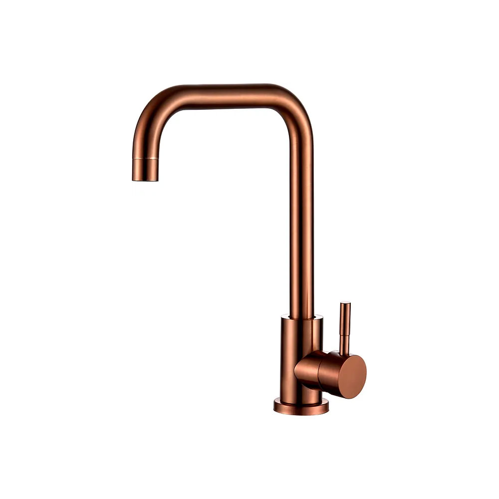 OE East Sussex Rose Gold Kitchen Faucet – Luxury Single Lever Deck Mounted