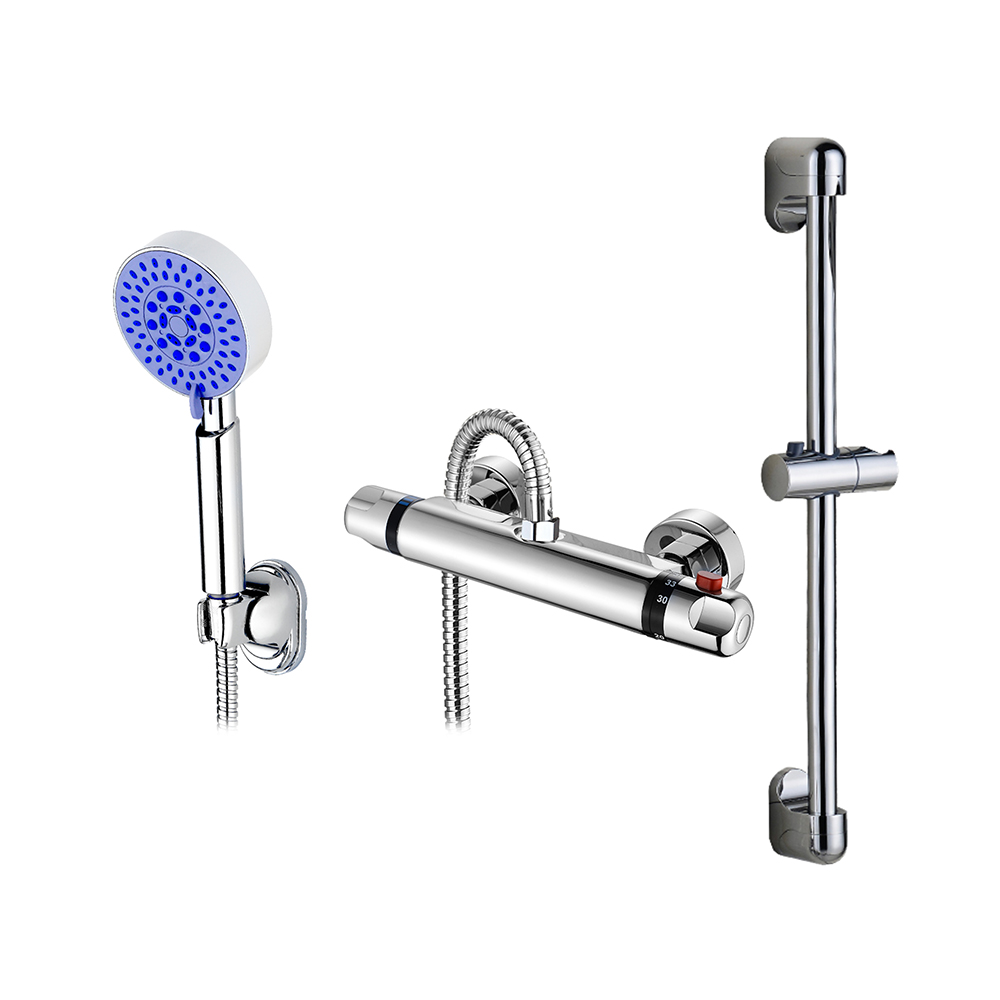 OE Bastet Thermostatic Bar Shower with Shower Rail | Best Thermostatic Shower Bar Set