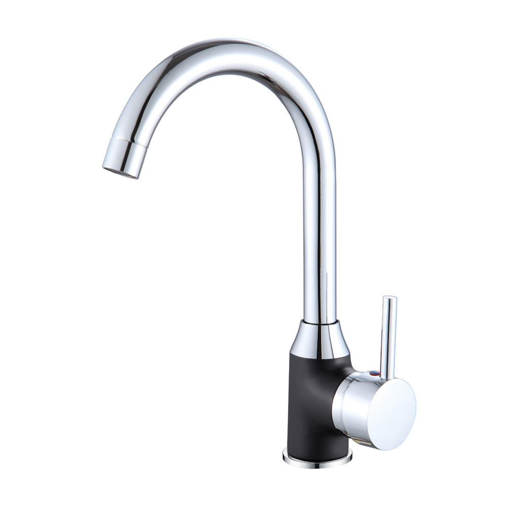 OE Cumbria Modern Kitchen Faucet with High Spout and Single Handle Control