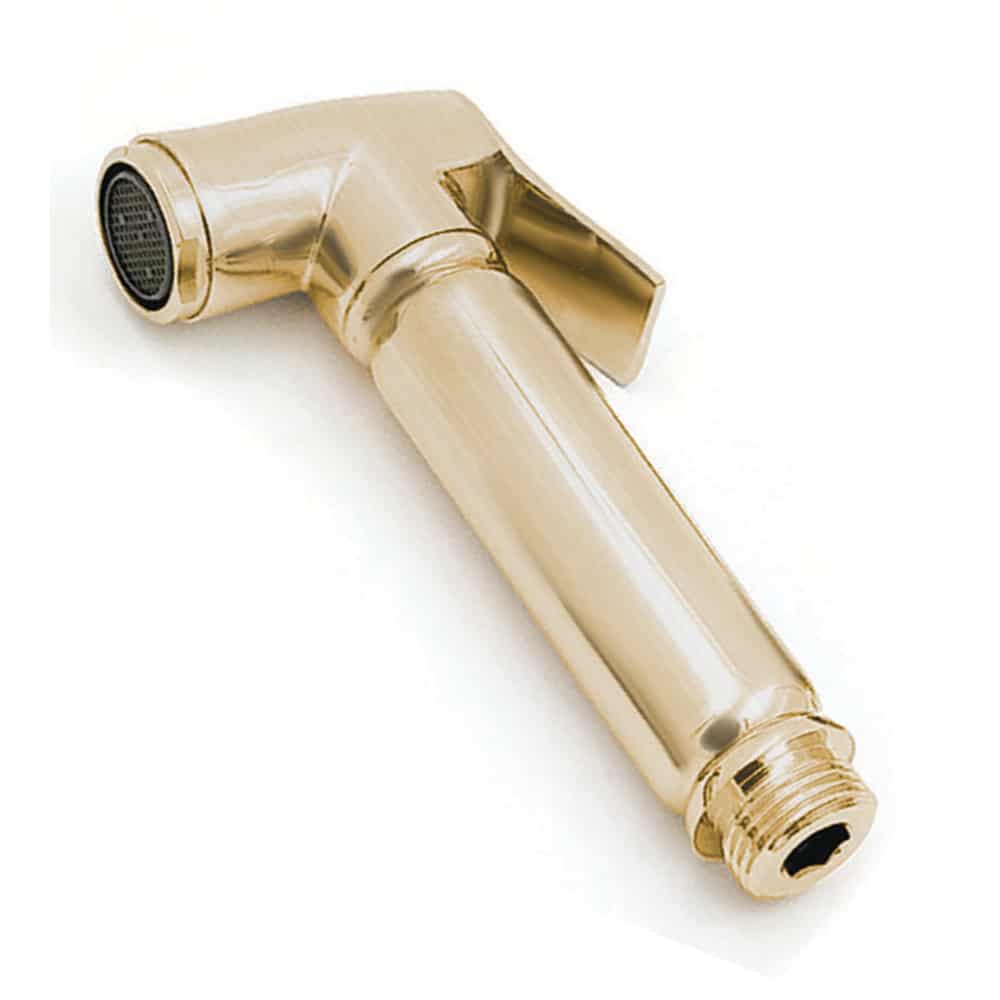 OE Brushed Gold Douche Shower Spray Head by GearJet with Brass Body