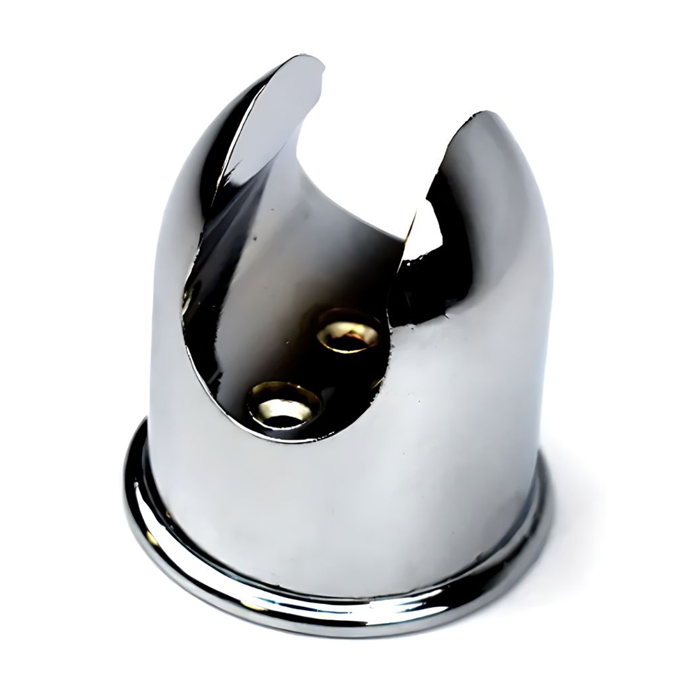 OE SleekSpray Chrome Metal Shower Head Holder – Adjustable and Durable