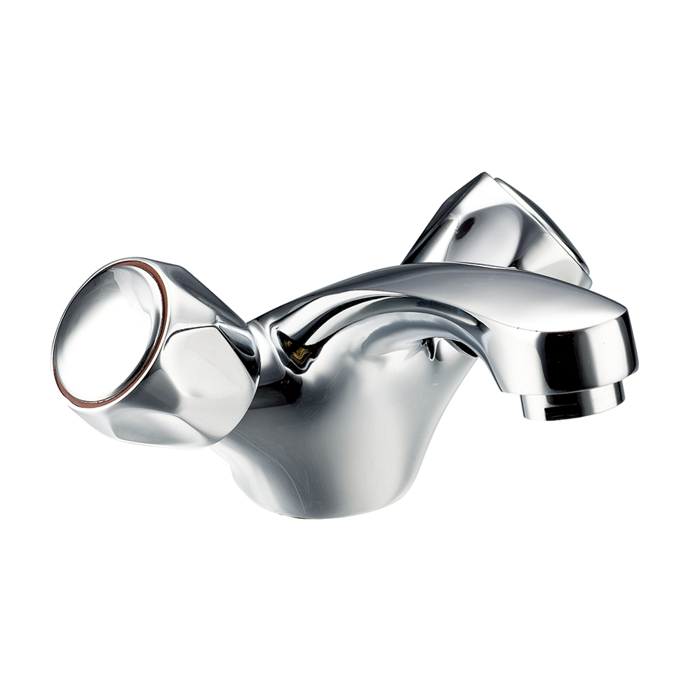 OE Juno Bathroom Basin Mixer Tap – Double Knob Design