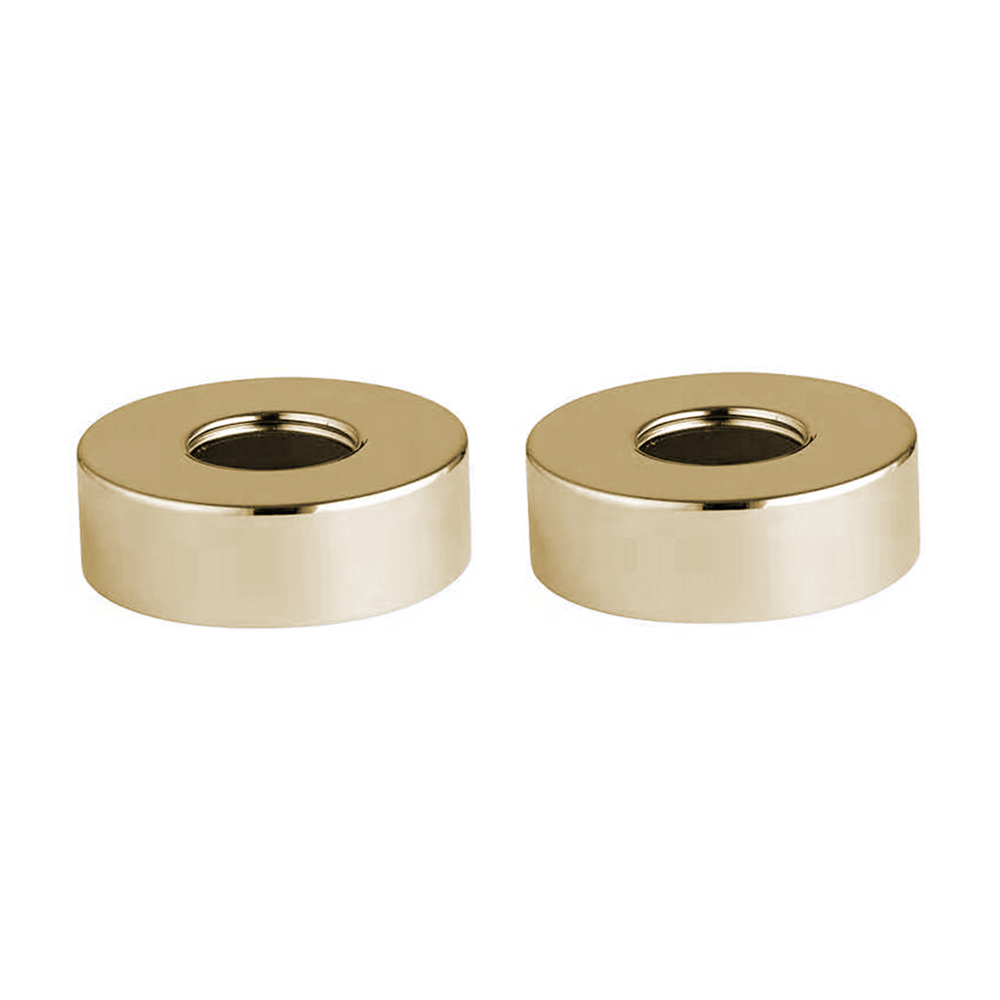 OE Oxfordshire Brushed Gold Round Shower Plates – Luxury Gold Finish, Ø 60mm Diameter