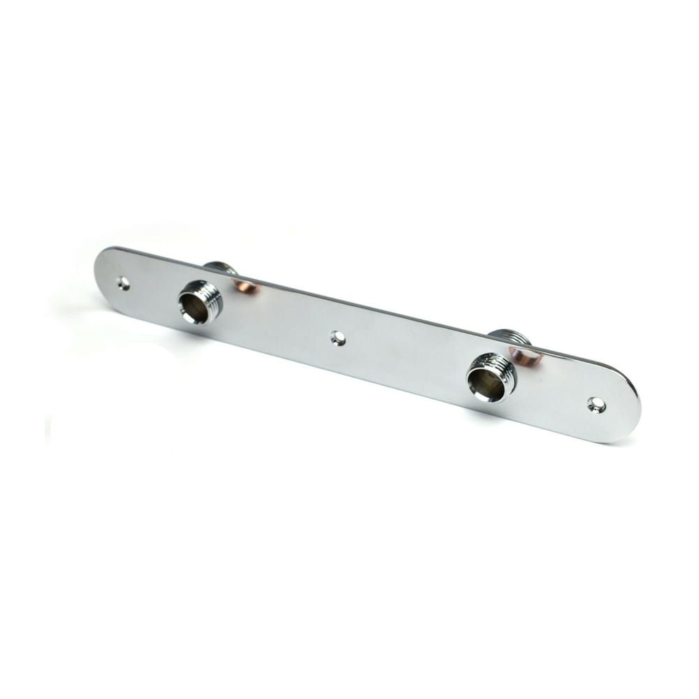 OE Somerset Chrome Shower Wall Plate: Premium Shower Valve Cover Plate with Modern
