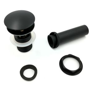 dmwholesale-services-ltd-puresprout-black-dome-slotted-basin-waste-with-tube-extension-and-brass-nut-oe-ccwaste-rm-tu-blk-parts-and-accessories