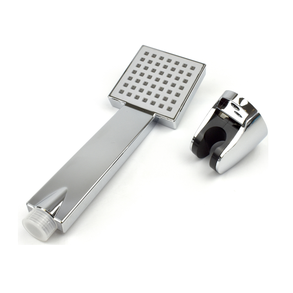 OE Hampshire Chrome Square Shower Head with Holder – Elevate Your Shower Experience