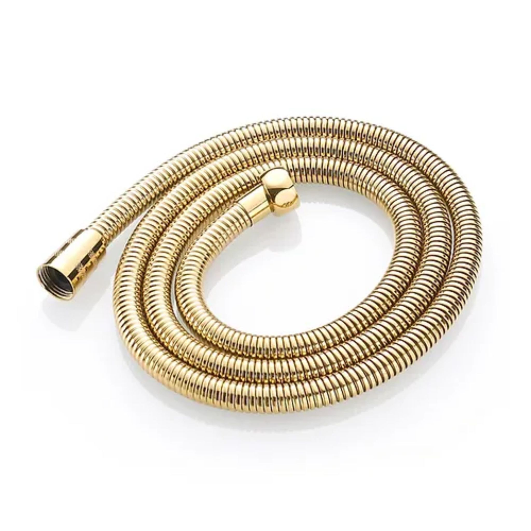 1.5m Gold Stainless Steel Flexi Shower Hose
